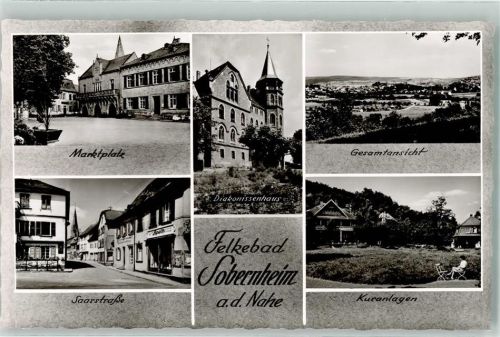 Sobernheim Marktplatz Saarstraße Diakonissenhaus Kuranlage