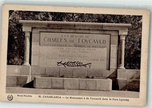 Casablanca Denkmal Charles de Fovcauld