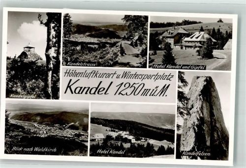Kandel Berggipfel Kandelstraße Hotel Kandel Kandelfelsen Waldkirch