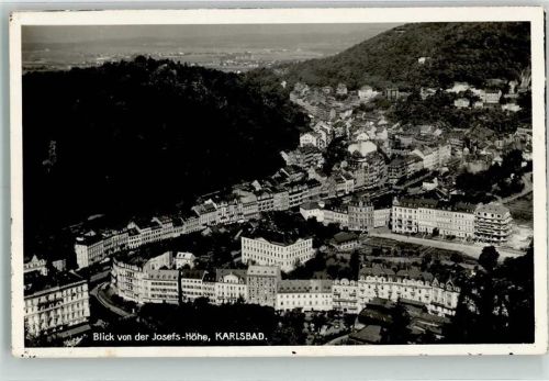 Karlovy Vary Blick von der Josefshöhe