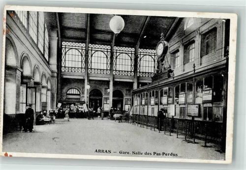Arras 1915 Bahnhof Feldpost WK I