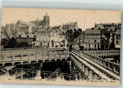 Le Mans Brücke Feldpost WK I