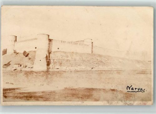 Narva 1930 Festung Burg Ort handschriftlich