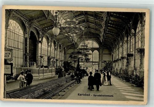 Karlovy Vary 1911 Sprudelkolonnade