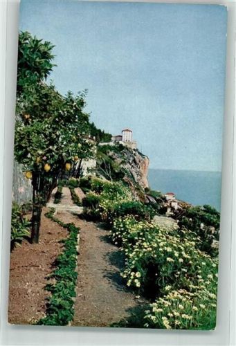 06500 Menton Foto AK Les Rochers rouges