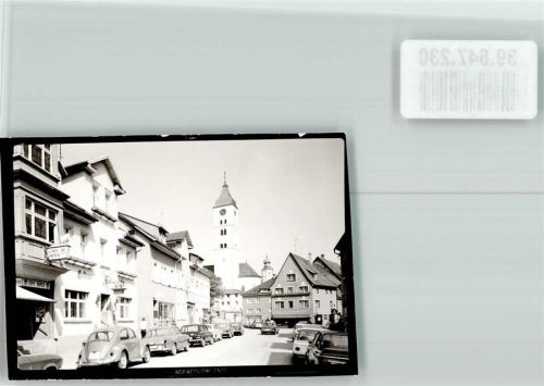 Wangen Kirche Gasthaus Lamm Auto Cafe Ort handschriftlich Foto Original aus Archiv eines Ansichtskartenverlags