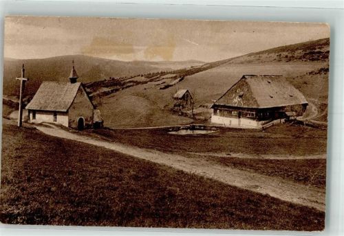 Triberg 1935 Kirche Bauernhaus