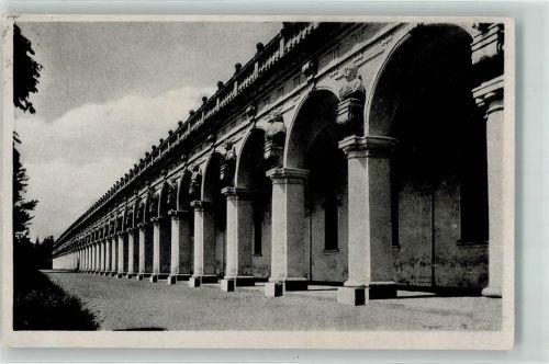 Kromeriz 1942 Kolonnade im Blumengarten Feldpost WK II