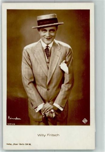 Willy Fritsch Filmverlag Ross 1224/3 Foto Binder