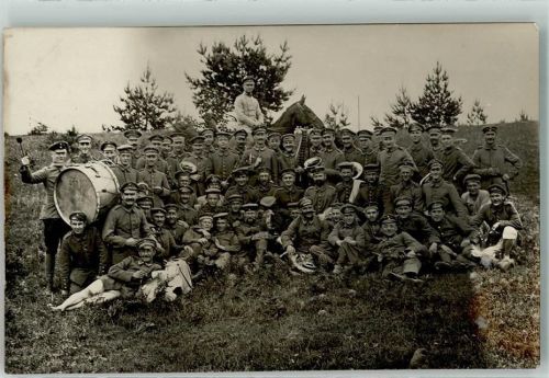Gruppenfoto Trommel Blasinstrumente