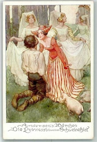 Die Prinzessin und der Schweinehirt Andersens Märchen Schweine B.K.W.I. Nr.435-6