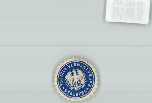 Stolberg Polizei-Verwaltung Stolberg a/H.