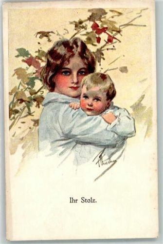 Ihr Stolz B.K.W.I. Nr.572-2 Muttertag Künstlerkarte