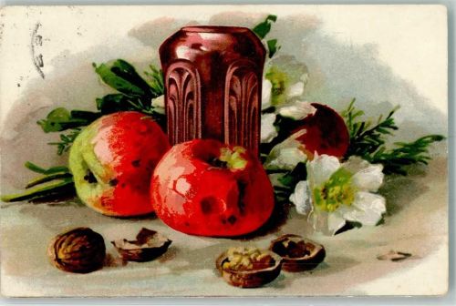 Apfel Blumen Walnuss