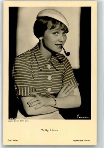 Dolly Haas Filmverlag Ross 8063/1 Foto Binder Pfeife