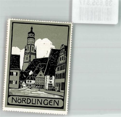Nördlingen Vignette Turm