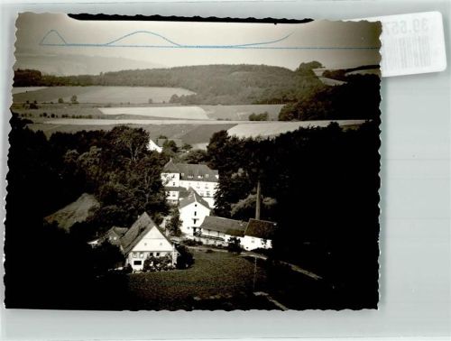 Bad Seebruch Fliegeraufnahme Senkelteich Ort handschriftlich Foto Original aus Archiv eines Ansichtskartenverlags
