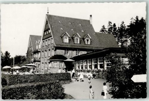 Dahle Kohlberghaus Hotel Terrasse Ort handschriftlich Foto Original aus Archiv eines Ansichtskartenverlags