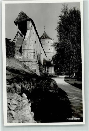Nördlingen Wehrgang Turm Treppe Mauer