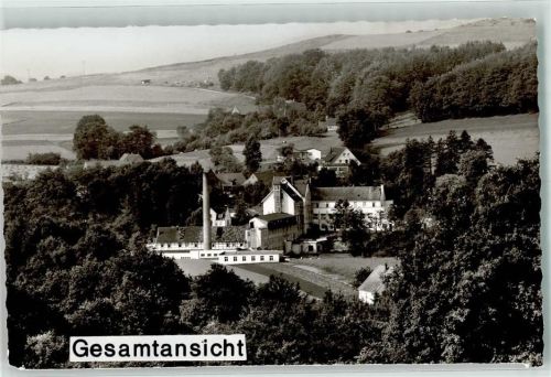 Bad Seebruch Fliegeraufnahme Ort handschriftlich Foto Original aus Archiv eines Ansichtskartenverlags