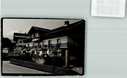 Fischen Gasthaus Cafe Bergblick Ort handschrfitlich Foto Original aus Archiv eines Ansichtskartenverlags