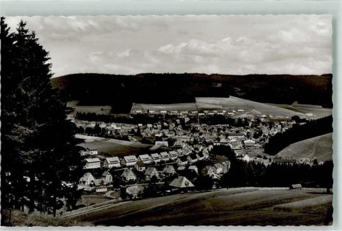 Furtwangen Blick über die Stadt