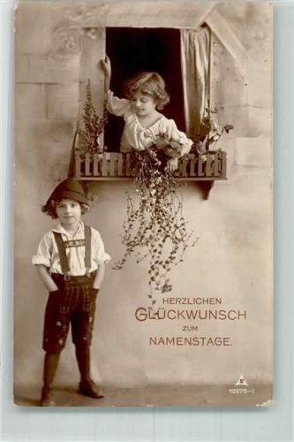 1915 Kinder Tracht PM Nr.10275-1