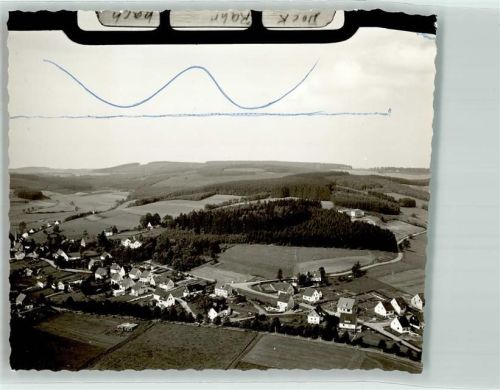 Rahrbach Foto Original aus Archiv eines Ansichtskartenverlags Vogelschau Striche auf der Bildseite Ort handschriftlich