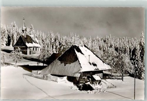 Furtwangen Höhengasthaus Pension Martinskappele 1111 m Wintersportplatz Winter Schnee