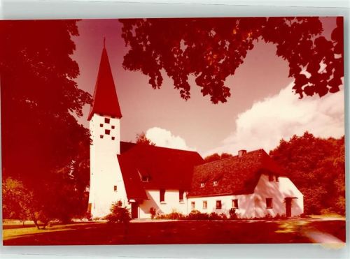 Bad Brückenau Foto Original aus Archiv eines Ansichtskartenverlags Friedenskirche Ort handschriftlich