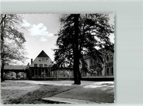 Diestedde Foto Original aus Archiv eines Ansichtskartenverlags Internat Oldtimer Ort handschriftlich