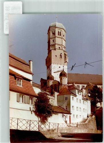 Dillingen Schloss Turm Ort handschriftlich Foto Original aus Archiv eines Ansichtskartenverlags