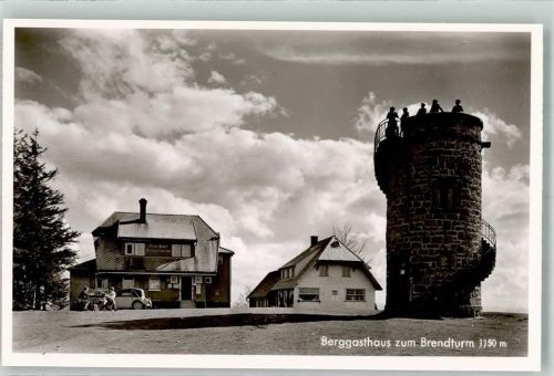 Furtwangen Berggasthaus zum Brendturm 1150 m Auto Gasthaus Gasthof