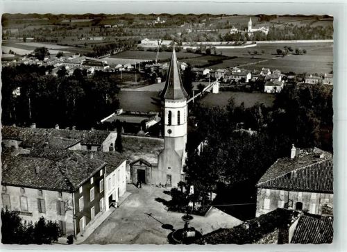 Dourgne Kirche Fliegeraufnahme