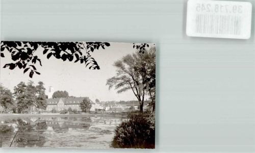 Selb mit Weiher und Christuskirche Foto Original aus Archiv eines Ansichtskartenverlags Ort handschriftlich