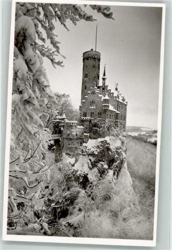 Lichtenstein Winter Schloss Lichtenstein