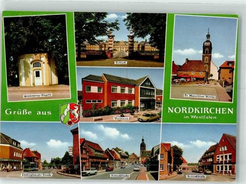 Nordkirchen Gedächnis Kapelle Schloss St. Mauritius Kirche Rathaus