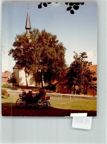 Wöbbel Ort handschriftlich Kirche Foto Original aus Archiv eines Ansichtskartenverlags