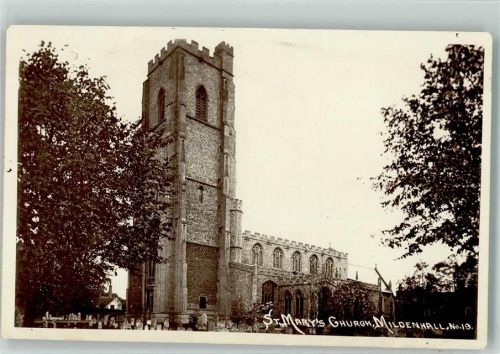 Ipswich 1913 Kirche St. Mary Mildenhall