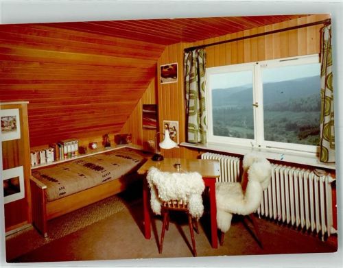 Bad Laasphe Institut Mädchenzimmer Schloss Wittgenstein Foto Original aus Archiv eines Ansichtskartenverlags