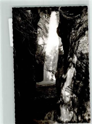Bayrischzell Zutzelwurm-Wasserfall Foto Original aus Archiv eines Ansichtskartenverlags
