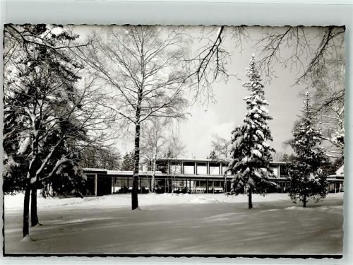 Bad Dürrheim Winter Ort handschriftlich Foto Original aus Archiv eines Ansichtskartenverlags