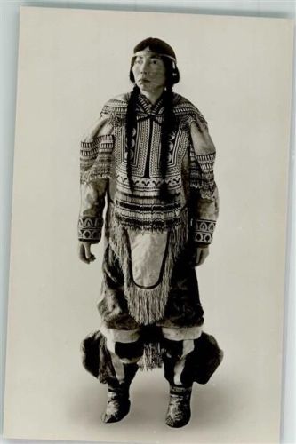 Kopenhagen Frau von den Iglulik Eskimos Nationalmuseum