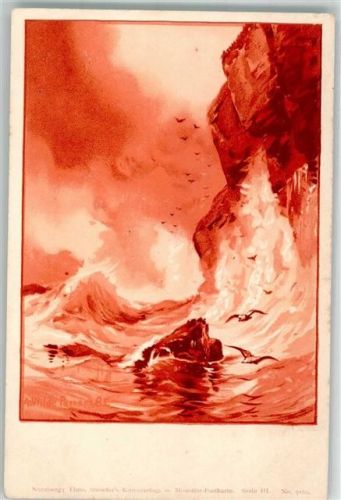 Sign. Wilde A. Monotint Postkarte Serie III No. 5180