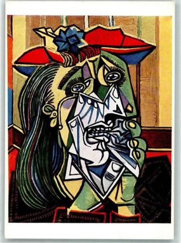 London sign. Picasso Pablo Weinende Frau Kubismus The Pallas Gallery
