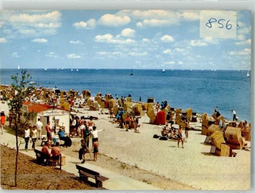 Strande Badestrand an der Kieler Förde