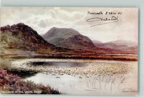 Perth Oilette Scotch Lochs Serie V Nr. 7167 sign. Severn, W.