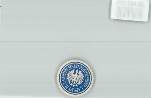 Herford Direction des Königl. Gefängnisses zu Herford
