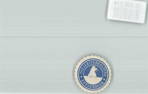Zeulenroda Polizeiverwaltung Zeulenroda