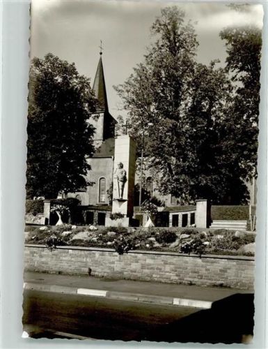 Wadern Kirche Kreuz Denkmal Ort handschriftlich Foto Original aus Archiv eines Ansichtskartenverlags